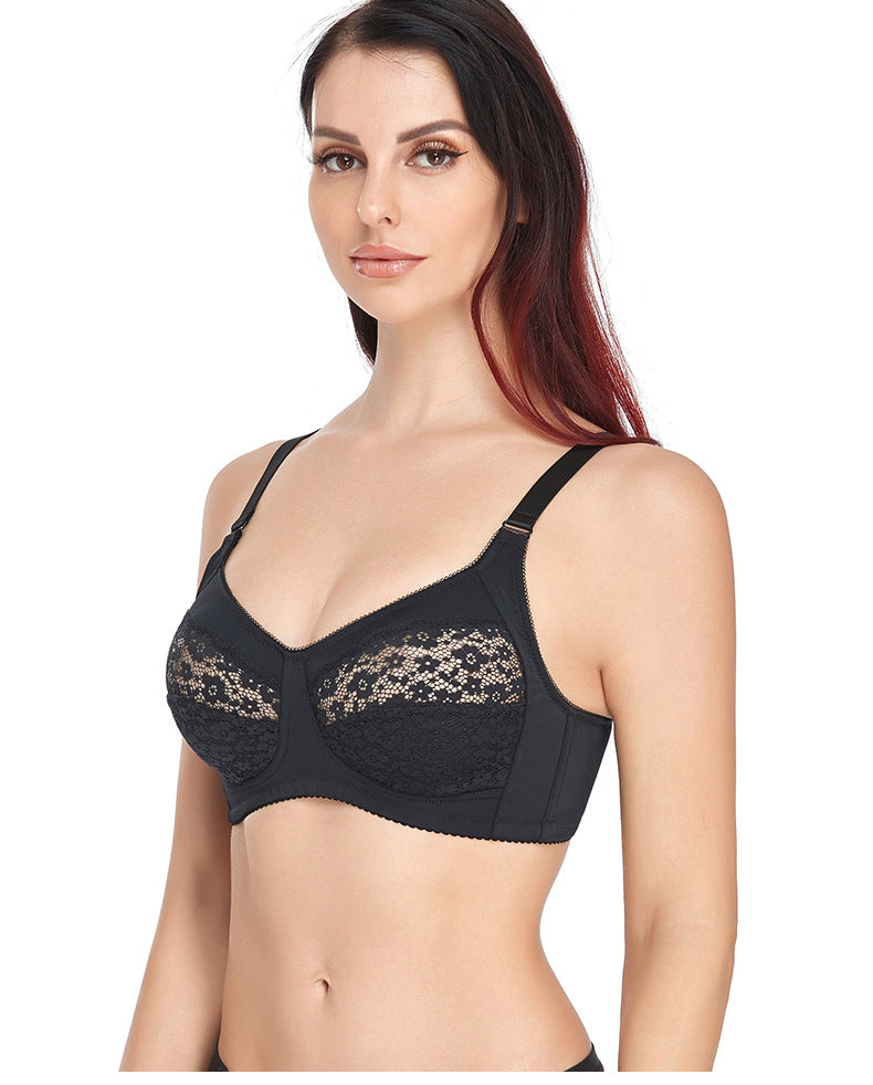 Comfortable Adjustable Plus Size Wireless Bra - WOOLX