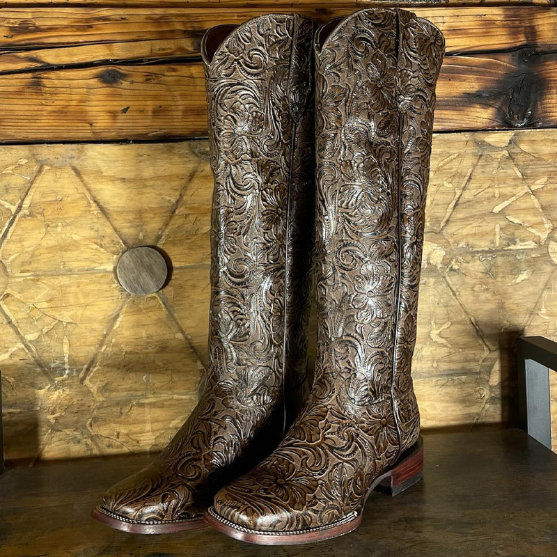 Vintage Boots Thick Heel Knights Boots - WOOLX