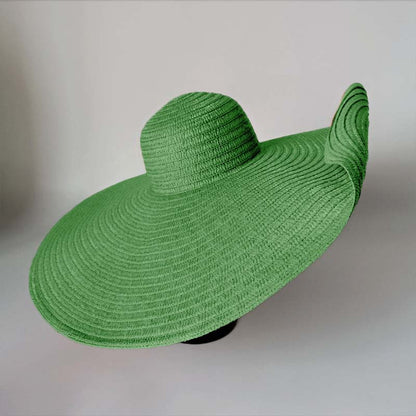 Seaside Beach Sun Hat Oversized Straw Hat - WOOLX