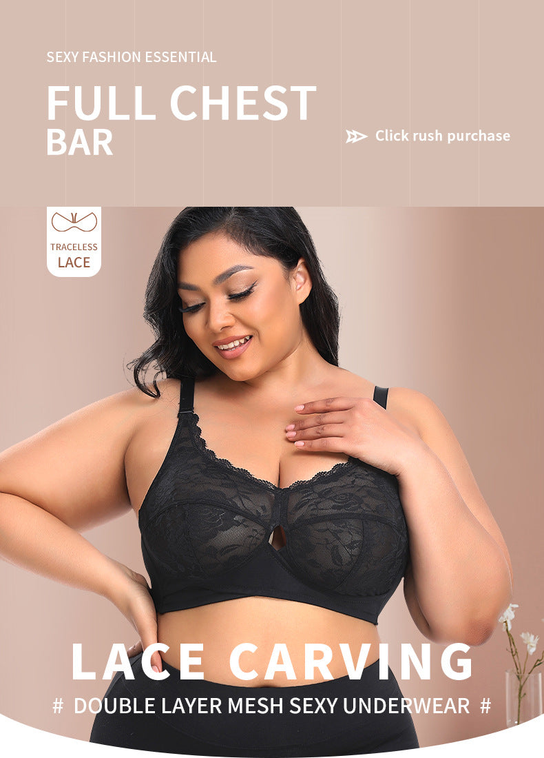 Thin no steel ring lace underwear - WOOLX