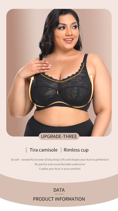 Thin no steel ring lace underwear - WOOLX