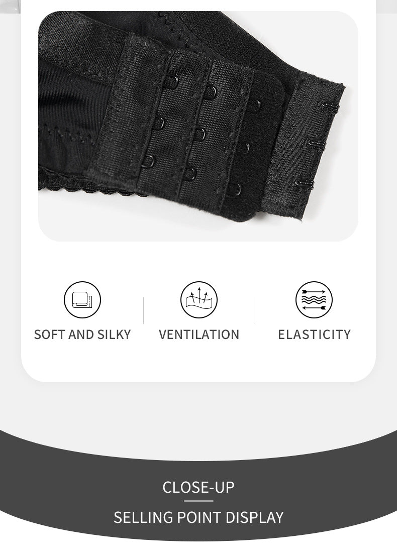 Comfortable Adjustable Plus Size Wireless Bra - WOOLX