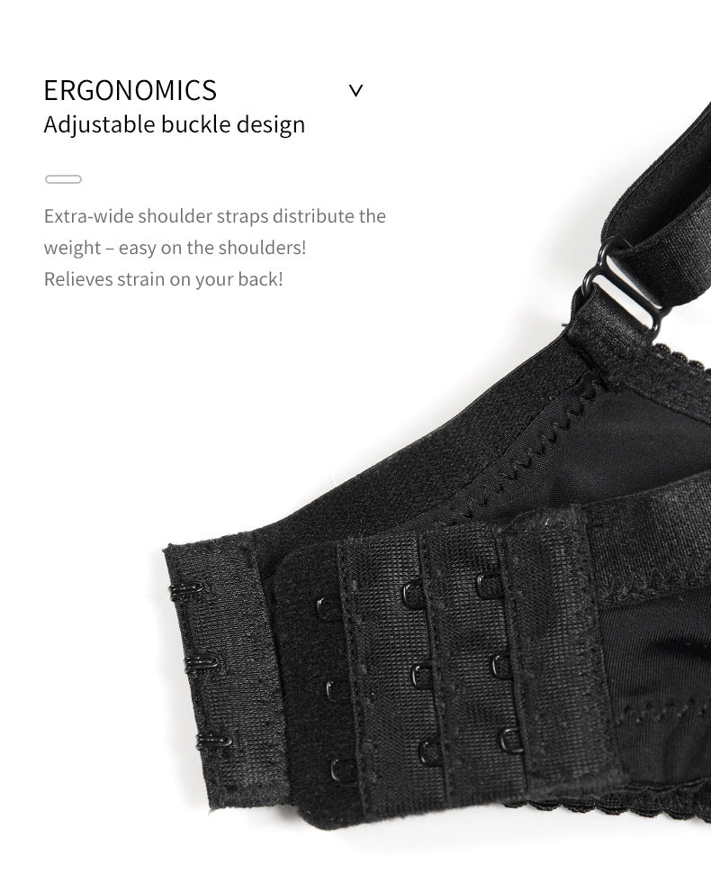Comfortable Adjustable Plus Size Wireless Bra - WOOLX
