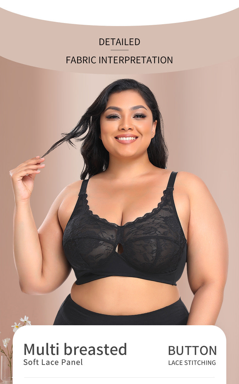 Thin no steel ring lace underwear - WOOLX