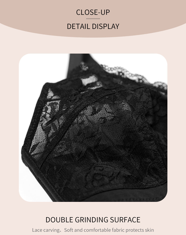 Thin no steel ring lace underwear - WOOLX