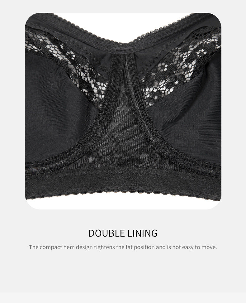 Comfortable Adjustable Plus Size Wireless Bra - WOOLX