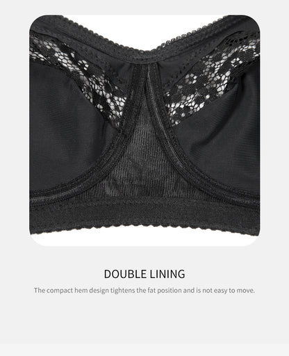 Comfortable Adjustable Plus Size Wireless Bra - WOOLX
