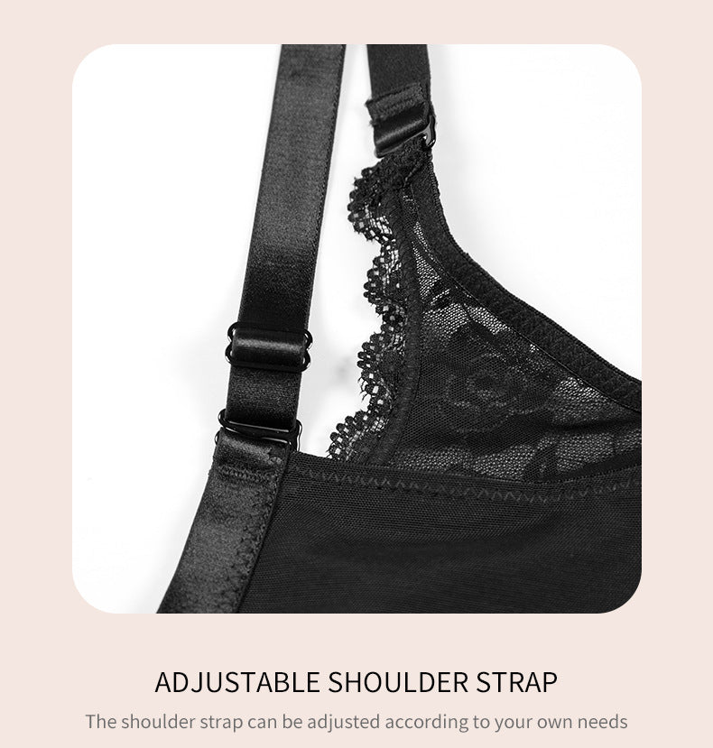 Thin no steel ring lace underwear - WOOLX