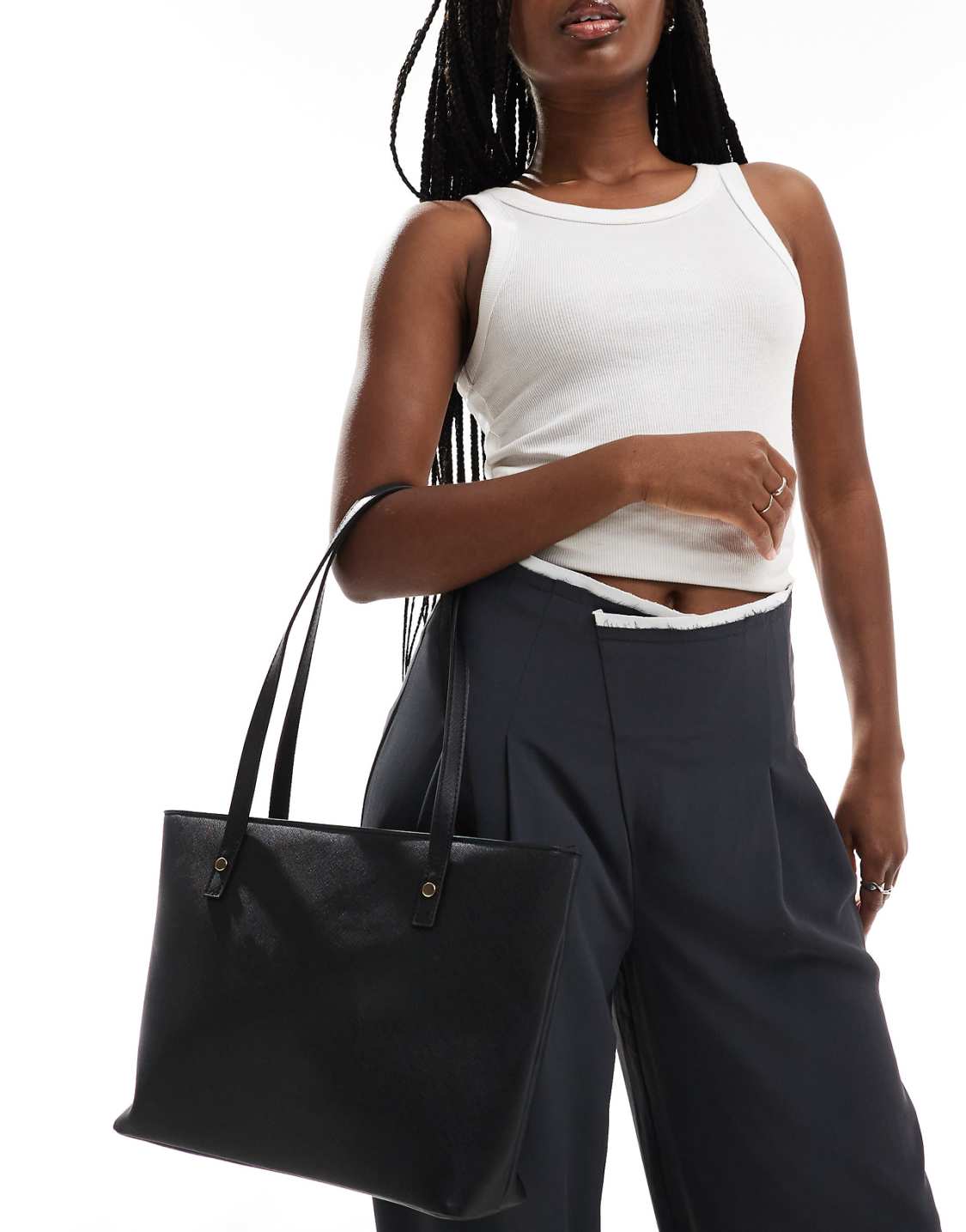 WOOLX DESIGN Easy Tote Bag In Black - WOOLX