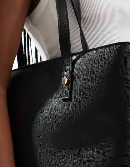WOOLX DESIGN Easy Tote Bag In Black - WOOLX