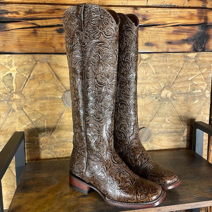 Vintage Boots Thick Heel Knights Boots - WOOLX