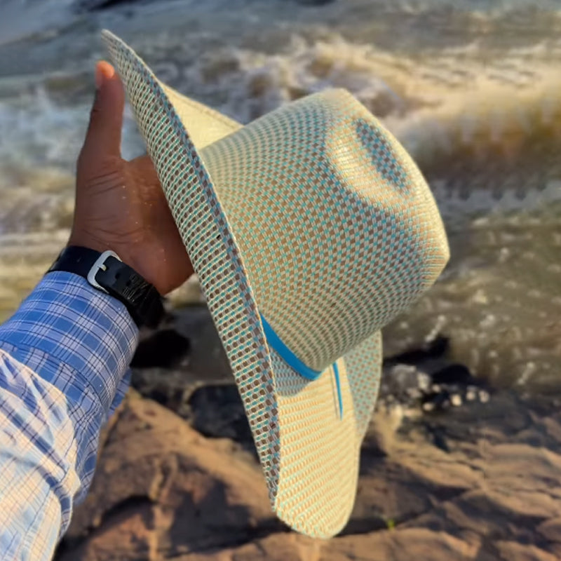 Casual Hand-woven Wide-brimmed Cowboy Hat - WOOLX