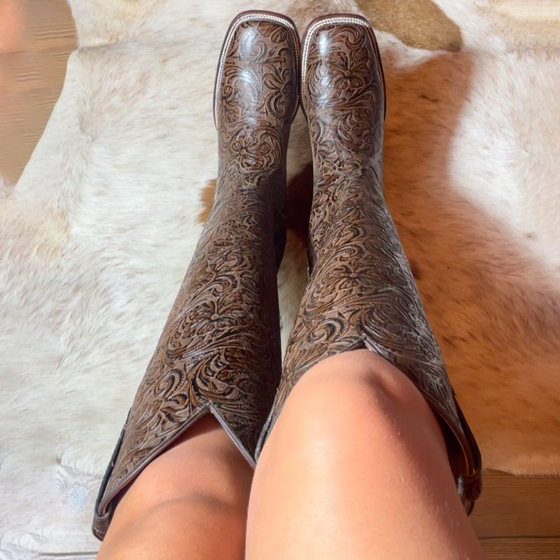 Vintage Boots Thick Heel Knights Boots - WOOLX