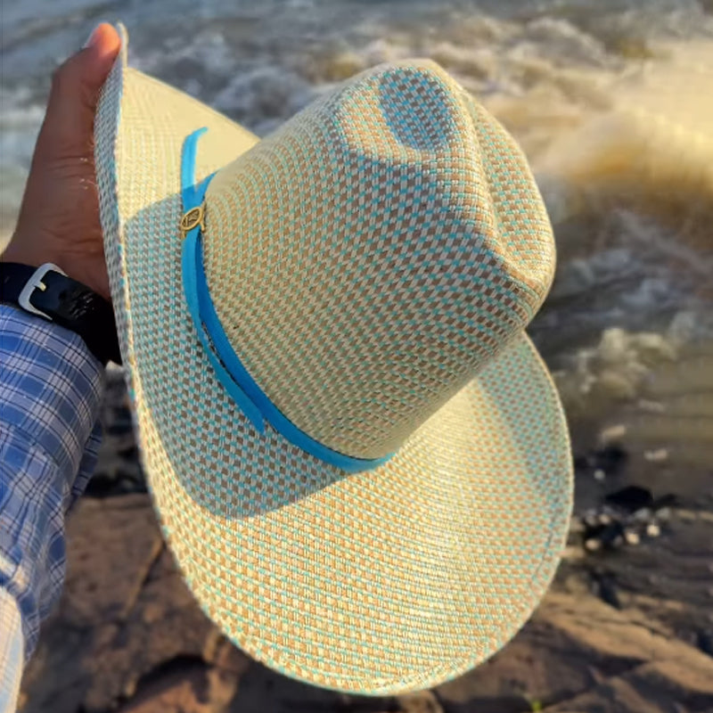 Casual Hand-woven Wide-brimmed Cowboy Hat - WOOLX