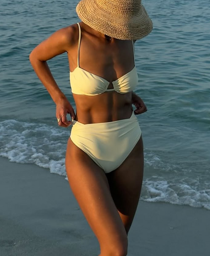 Elegant Beige Lingerie / Bikini set - WOOLX
