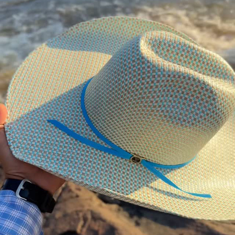 Casual Hand-woven Wide-brimmed Cowboy Hat - WOOLX