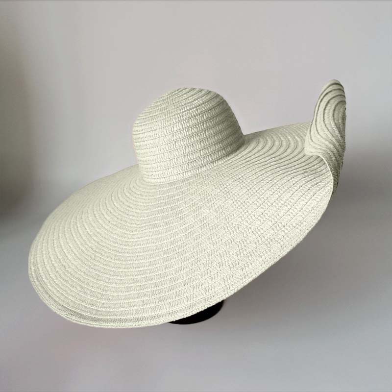 Seaside Beach Sun Hat Oversized Straw Hat - WOOLX