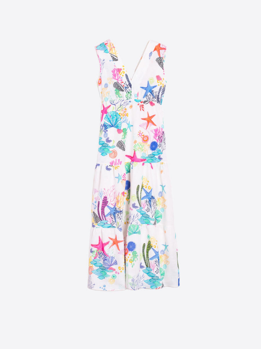 Gadea Linen Maxi Dress - WOOLX