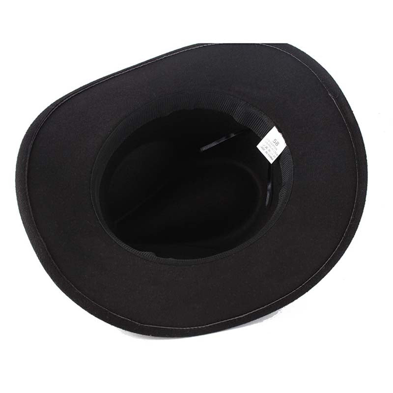 Detachable Belt Buckle Cowboy Cowgirl Hat - WOOLX