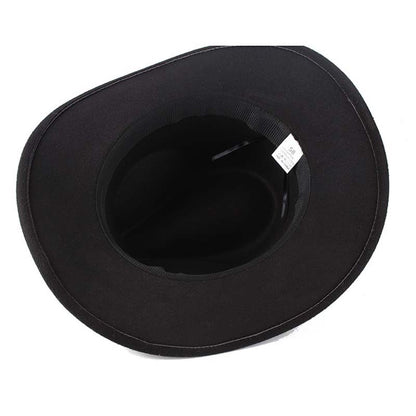 Detachable Belt Buckle Cowboy Cowgirl Hat - WOOLX