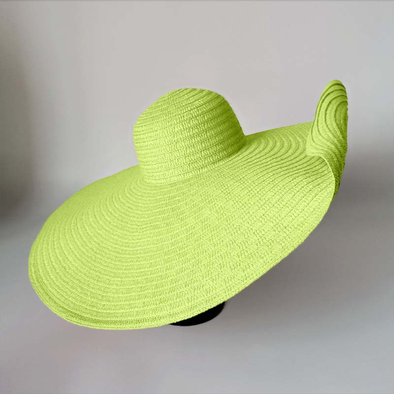 Seaside Beach Sun Hat Oversized Straw Hat - WOOLX