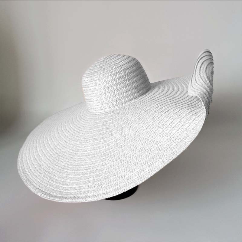 Seaside Beach Sun Hat Oversized Straw Hat - WOOLX