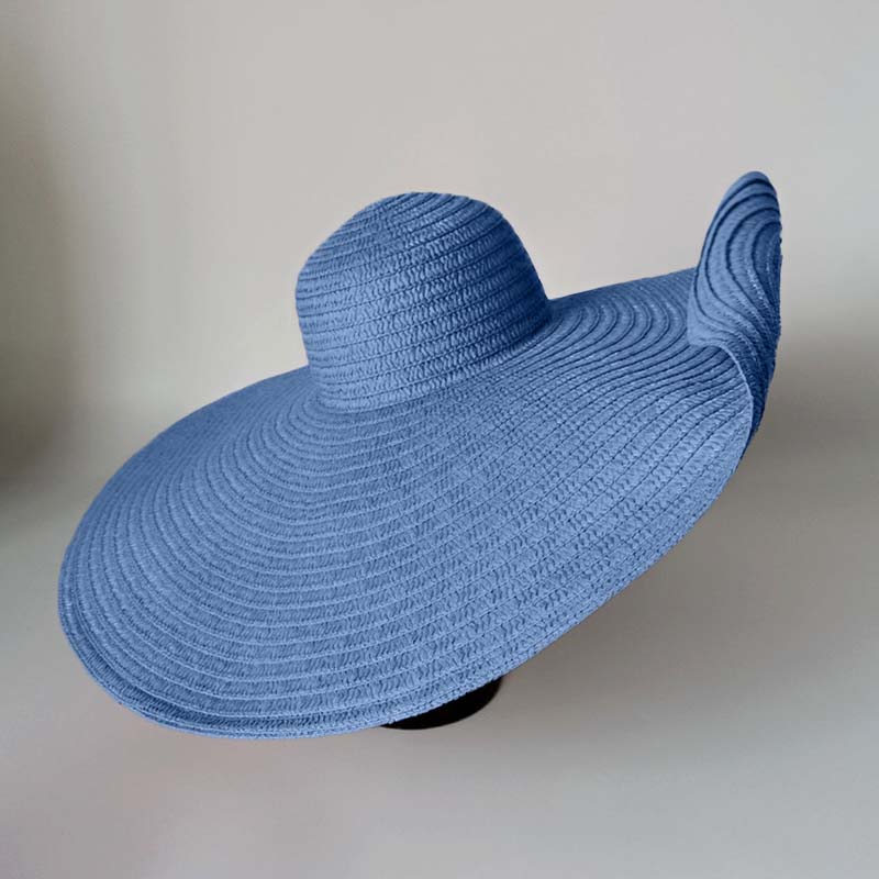 Seaside Beach Sun Hat Oversized Straw Hat - WOOLX