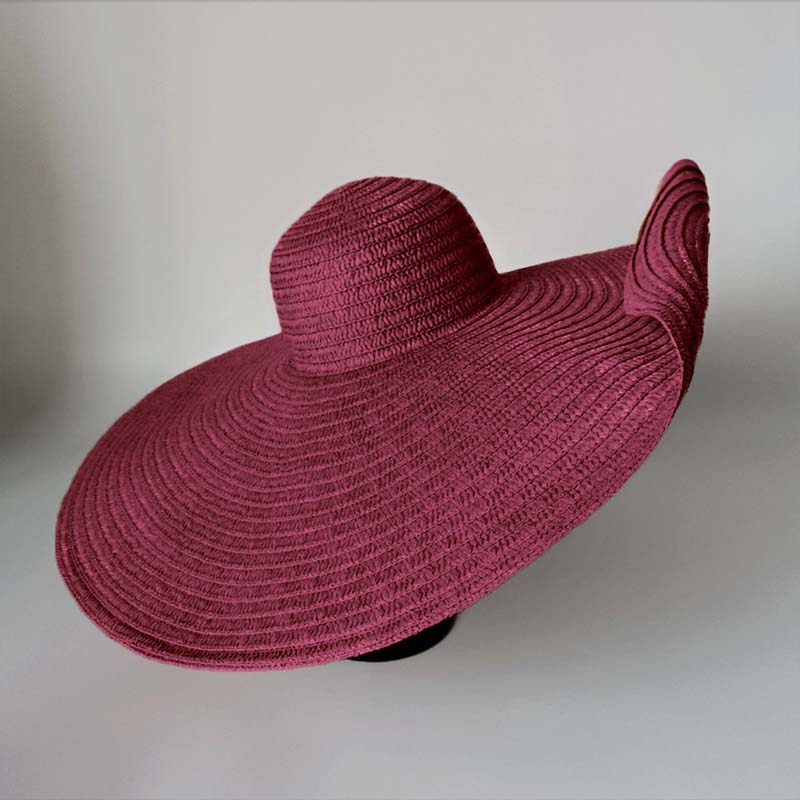 Seaside Beach Sun Hat Oversized Straw Hat - WOOLX